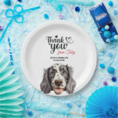 Hochzeitsempfang für englische Setter Pappteller (Party)