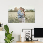 Hochzeitsempfang für Foto Poster (Heimbüro)