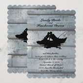 Hochzeitsempfang für Hochzeitsliebhaber Einladung (Vorne/Hinten)