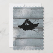 Hochzeitsempfang für Hochzeitsliebhaber Einladung (Rückseite)