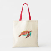 Hochzeitsempfang für Meeresschildkröten Tragetasche (Rückseite)