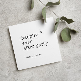 Hochzeitsempfang für moderne Schreibmaschine Einladung