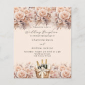 Hochzeitsempfang für Pfirsichkorb (Vorderseite)