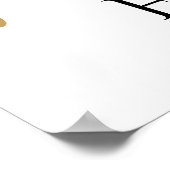 Hochzeitsempfang, für private Veranstaltungen gesc Poster (Ecke)