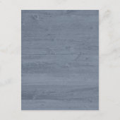 Hochzeitsempfang für Seeschwalbe Begleitkarte (Rückseite)