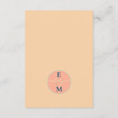 Hochzeitsempfang für Sonnenblumen Begleitkarte (Rückseite)