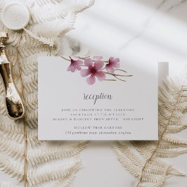 Hochzeitsempfang für Wasserfarben Einladung