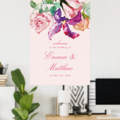 Hochzeitsempfang für Wasserfarben Poster (Heimbüro)