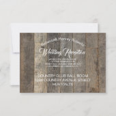 Hochzeitsempfang für Western Einladung (Vorderseite)