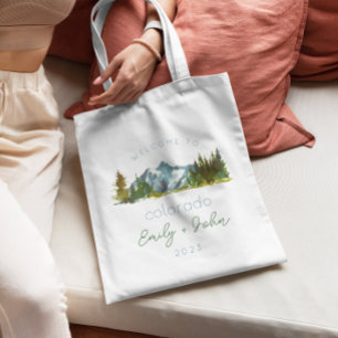 Hochzeitsempfang in Colorado Tote Tasche