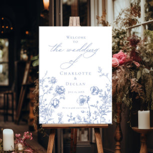 Hochzeitsempfang in der Blauen Flora Poster