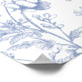 Hochzeitsempfang in der Blauen Flora Poster (Ecke)