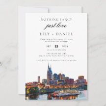 Hochzeitsempfang in Nashville nach einer Elopement