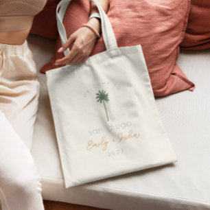 Hochzeitsempfang in San Diego Tote Tasche