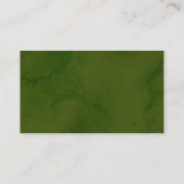 Hochzeitsempfang in Wild-Pflanzen Begleitkarte (Rückseite)