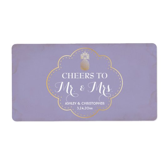 Hochzeitsempfang Mini Champagne Ananas (Vorne)