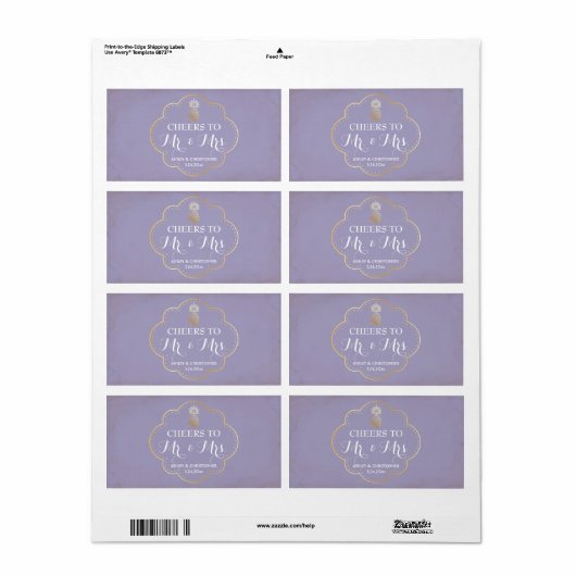 Hochzeitsempfang Mini Champagne Ananas (Vorne)