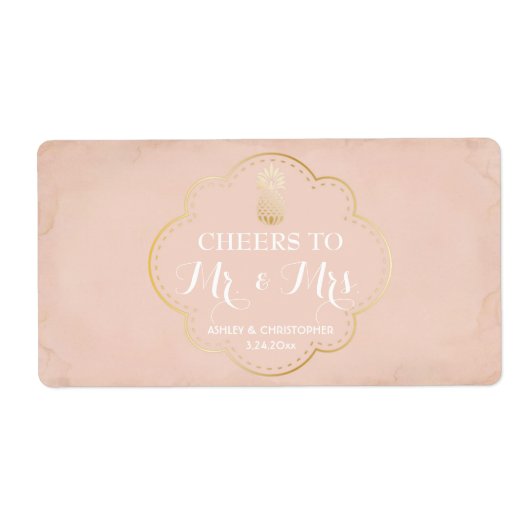 Hochzeitsempfang Mini Champagne Ananas (Vorne)