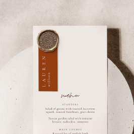 Hochzeitsempfang Mini Gast Visitenkarte 6 in 1 Ankündigung