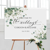 Hochzeitsempfang mit elegantem Aquarell Poster