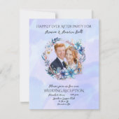 Hochzeitsempfang nach dem Party Mitteilungskarte (Vorderseite)