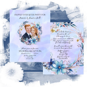 Hochzeitsempfang Nachfeier Celebration  Mitteilungskarte