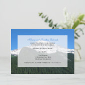 Hochzeitsempfang nur Einladung — Berg (Stehend Vorderseite)