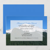 Hochzeitsempfang nur Einladung — Berg (Vorne/Hinten)