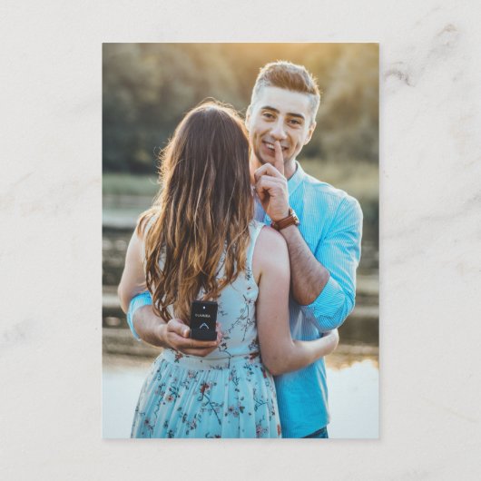 Hochzeitsempfang Orangenblüte Hochzeit vielen Dank Begleitkarte (Rückseite)