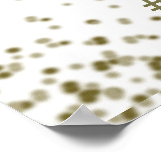 Hochzeitsempfang Poster (Ecke)