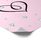 Hochzeitsempfang Poster (Ecke)