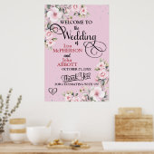 Hochzeitsempfang Poster (Küche)