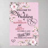 Hochzeitsempfang Poster (Vorne)