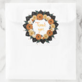 Hochzeitsempfang Probe Elegante Porto Quadratischer Aufkleber (Tasche)