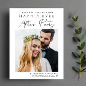 Hochzeitsempfang Save the Date Ankündigungspostkarte