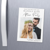 Hochzeitsempfang Save the Date Magneteinladung