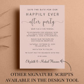 Hochzeitsempfang Save the Date rot Ankündigung