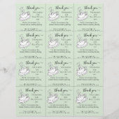 Hochzeitsempfang | Teebeutel (Rückseite)