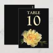 Hochzeitsempfang Tischnummer Karten Blumenpiel (Vorne/Hinten)