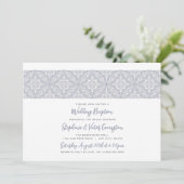 Hochzeitsempfang von Boho Medallion Einladung (Stehend Vorderseite)