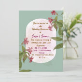 Hochzeitsempfangs-Einladungen  Einladung (Stehend Vorderseite)