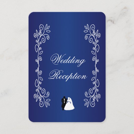 Hochzeitsempfangsgarten Begleitkarte (Vorderseite)