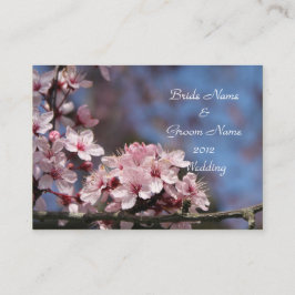 Hochzeitsempfangskarten. Begleitkarte