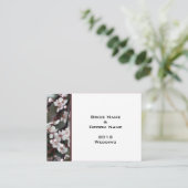 Hochzeitsempfangskarten. Begleitkarte (Stehend Vorderseite)