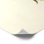 Hochzeitsempfangsschild lilac floral lavender poster (Ecke)