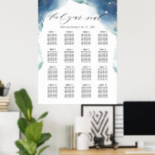 Hochzeitsempfehlung 16 Seatekartenzeichen Poster (Heimbüro)