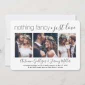 Hochzeitsempfehlung 4 Foto Nichts Extravagant nur Einladung (Vorderseite)