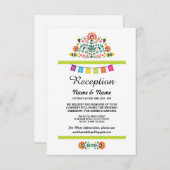 Hochzeitsempfehlung Fiesta Karten mexikanische Bei (Vorne/Hinten)