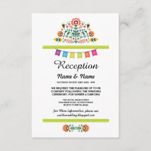 Hochzeitsempfehlung Fiesta Karten mexikanische Bei