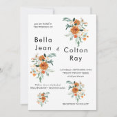 Hochzeitsempfehlung für die Bläserkaskade Einladung (Vorderseite)